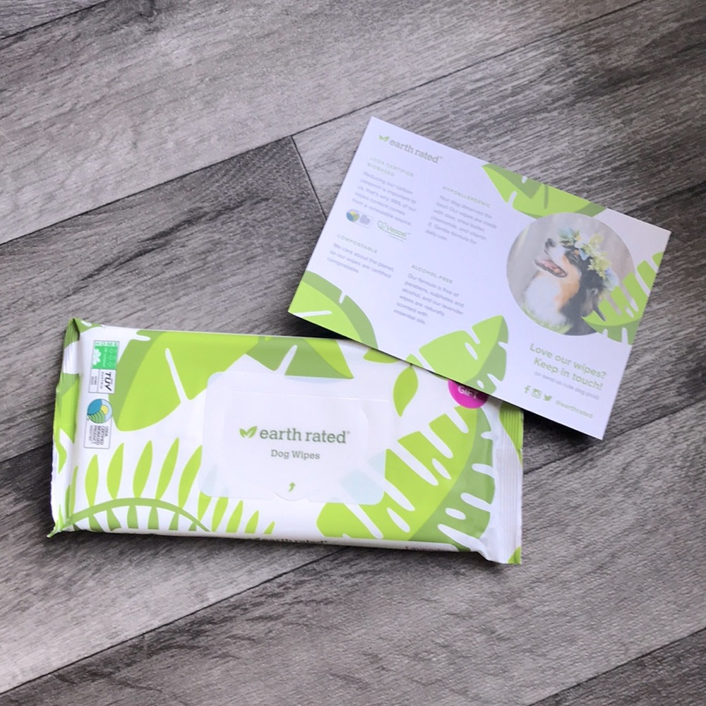 Brand New Earth Rated Dog Wipes